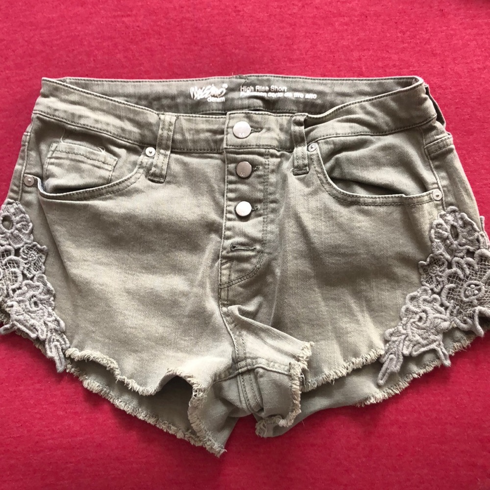 Green shorts